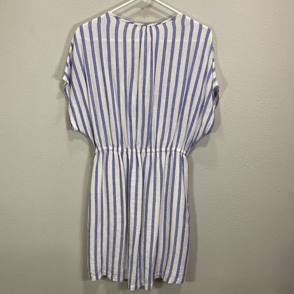 Rails Charlotte grenadines stripes tie print dress beachy boho - Picture 7 of 13